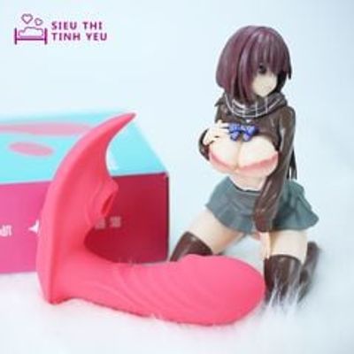 Dương vật giả Wanqu 10 chế độ rung điều khiển từ xa dùng sạc 336031