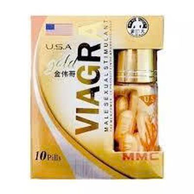 Viên uống tăng cường sinh lý nam VIAGA Gold USA hộp 1 lọ 10 viên 337955