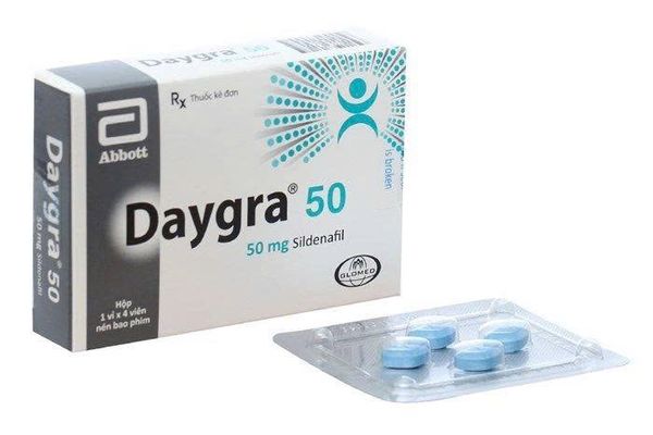 Viên uống hỗ trợ phái mạnh tăng bản lĩnh đàn ông Daygra 50 hộp 1 vỉ x 4 viên