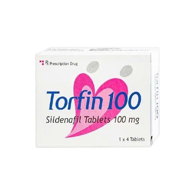 Viên uống hỗ trợ phái mạnh tăng bản lĩnh đàn ông Torfin 100mg hộp 1 vỉ x 4 viên