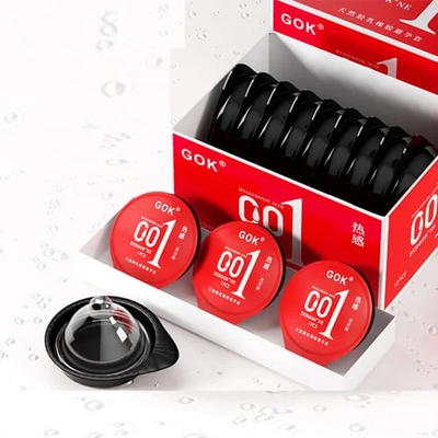 Bao Cao Su Siêu Mỏng 001 GOK Hộp 10 Cái Truyền Nhiệt Siêu Ấn Tượng 