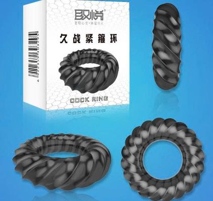 Vòng đeo dương vật silicon cao cấp siêu mềm họa tiết bánh răng