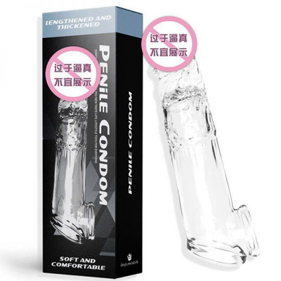 Bao đôn dương vật silicon cao cấp siêu trong suốt