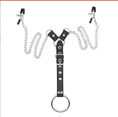 Kẹp vú kiêm dây đeo BDSM cực chất