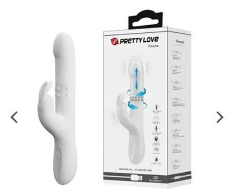 Dương Vật Đa Năng Prettylove Reese Rung Thụt Có Xoay Bi Đa Tốc Độ – Nhánh Phụ Tai Thỏ Kích Thích Cực Phê (DN15)
