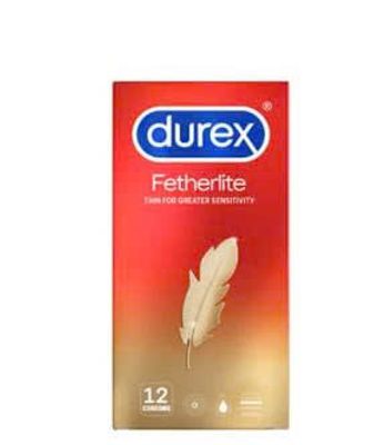Bao Cao Su Durex Fetherlite Siêu Mỏng Hộp 12 Chiếc 