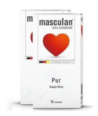 Bao Cao Su Masculan Pur Siêu Mỏng Nhiều Gel Bôi Trơn (HMM10)