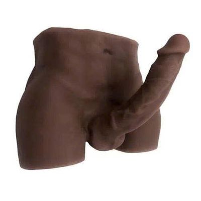 Dương Vật Giả Uốn Cong Da Nâu Liền Thân Sáu Múi Size Lớn Chính Hãng