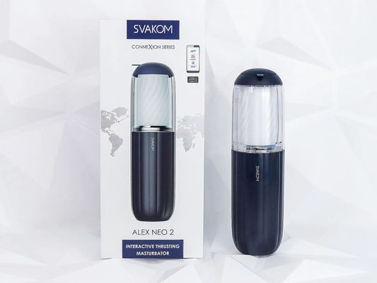 Âm đạo giả Svakom Alex Neo 2 rung thụt điều khiển điện thoại