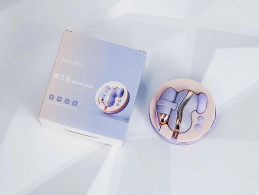 Máy Massage Hỗ Trợ Giải Tỏa Cho Nữ Trứng rung Moon Back Magic Box 2 đầu rung hút Chính Hãng