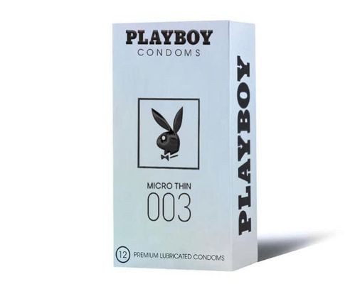 Bao Cao Siêu Su Siêu Mỏng 0.03mm - Play Boy USA ( Hộp 12 cái )