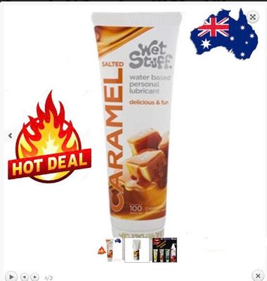 Gel Bôi Wet Stiff - Vị Caramel - Sử Dụng Quan Hệ Bằng Miệng 