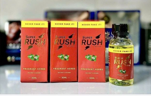 Popper 30ml RUSH USA không cồn, Che Tên 