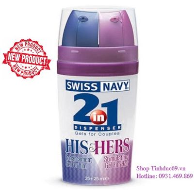 Gel 2in1 Swiss - Tăng Khoái Cảm Nữ & Kéo Dài Quan Hệ Nam (S850)