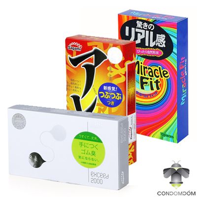 Combo 32 chiếc bao cao su Sagami siêu mỏng, gai toàn thân, ôm sát