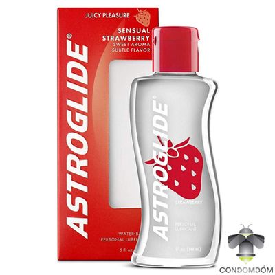 Gel Astroglide Strawberry 5oz cao cấp hương dâu tây thơm ngọt – Hàng Mỹ