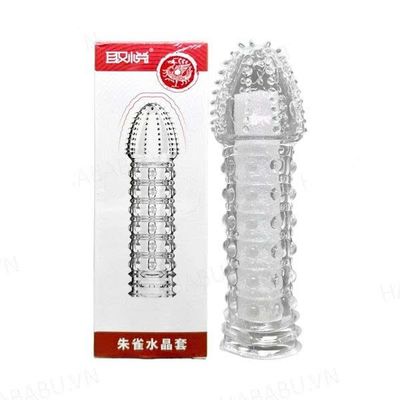Bao cao su đôn dên Aichao Gai Gân (hộp cam) tăng kích thước chính hãng