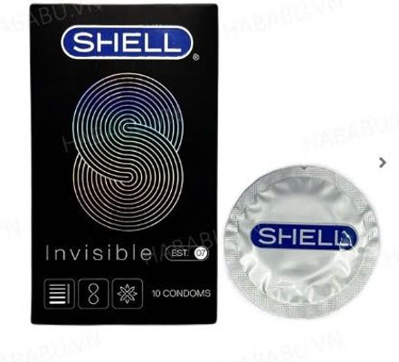 Bao cao su Shell Invisible hộp 10 chiếc kéo dài thời gian chính hãng