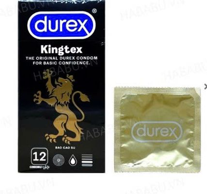Bao cao su siêu mỏng Durex Kingtex hộp 12 chiếc chính hãng