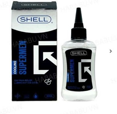 Gel tạo trơn hậu môn Shell Supermen Cooling 90ml chính hãng
