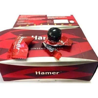 ( 1 hộp ) Kẹo Sâm Hamer USA, Cờ Mỹ Nhập Chính Hãng 32 Viên 