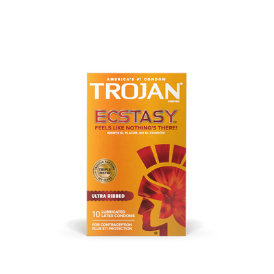 Bao Cao Su Trojan Kích Thích™ Ecstasy™ Ultra Ribbed