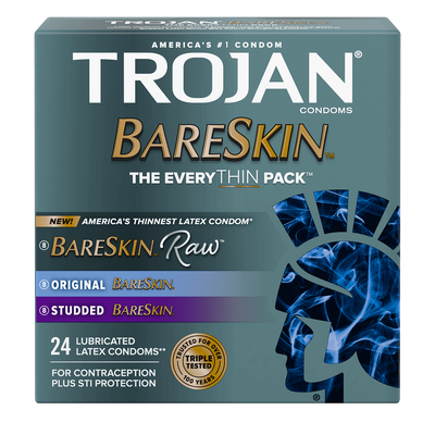 Bao Cao Su Trojan Siêu Mỏng™ BareSkin™ The EveryTHIN Pack™