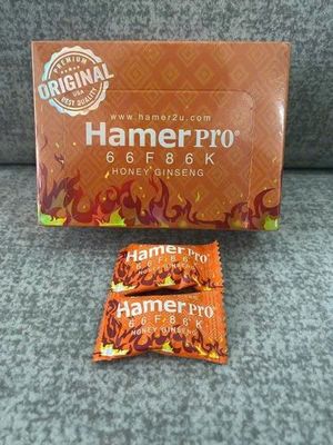 [ 1 viên  ] Kẹo ngậm hỗ trợ sinh lí phái mạnh Kẹo Sâm HamerPro 66F86F Vị Mật Ong Malaysia