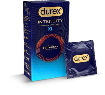 Bao Cao Su Cao Siêu Mỏng Size Lớn Durex Intensity Condoms 