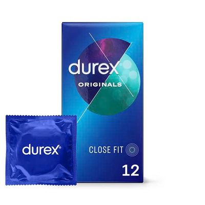 Bao Cao Su Trơn Cao Cấp Size Nhỏ Durex Originals Close Fit Condom 12 Cái