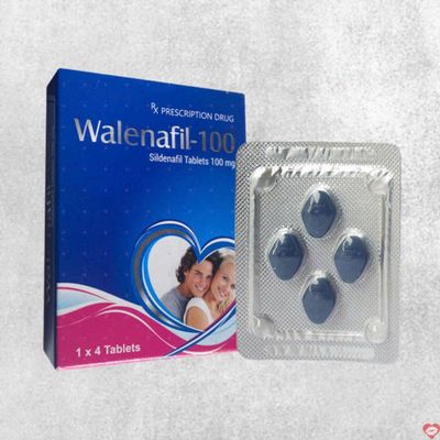 Viên uống hỗ trợ phái mạnh tăng bản lĩnh đàn ông Walenafil 100 cường dương Walenafil-100mg 4 Viên