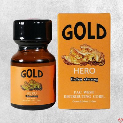 Nước Hoa Popper Gold Hero Extra Strong 10ml Chính Hãng Kích Thích Mạnh