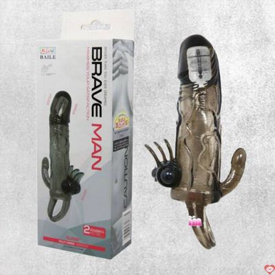 Bao cao su đôn dên Brave Man dây đeo rung kích thích cực mạnh