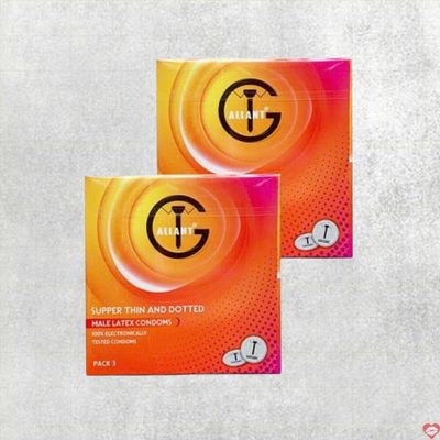 Bộ 2 hộp bao cao su Gallant siêu mỏng điểm nổi tăng khoái cảm