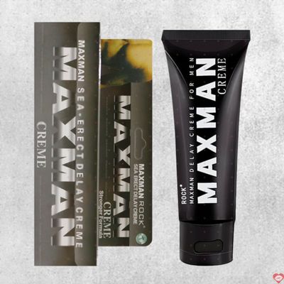 Gel tạo trơn  Maxman Xám 60g tăng kích thước kéo dài thời gian hiệu quả