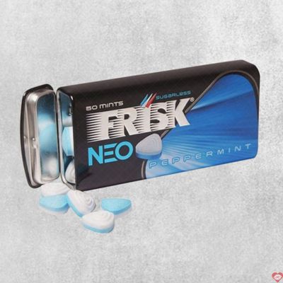 Frisk Neo Peppermint kẹo ngậm phòng the bạc hà Nhật tăng hưng phấn 349144