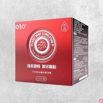 Bao Cao Su OLO 0.01 Large Bump Tăng Ham Muốn Siêu Mỏng - Hộp 10 Cái 349213