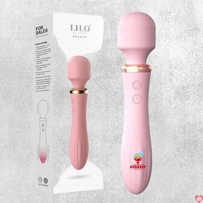 Chày rung 2 đầu LiLo không dây toả nhiệt máy massage điểm G