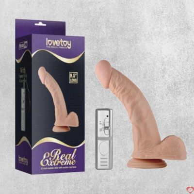 Dương vật giả Lovetoy 3 chế độ rung siêu mềm 21.5cm kích thích Chính Hãng