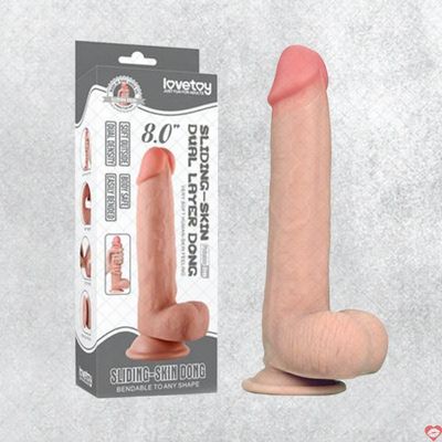 Đồ chơi người lớn dính tường mềm mại Skin Dong 8.0 hấp dẫn Chính Hãng