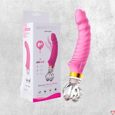 Dương Vật Giả Rung Ngoáy Hantewei Đế Pha Lê Cao Cấp Hàng Chính Hãng