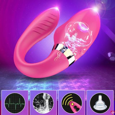 Trứng rung Dibe 2 đầu chữ C điều khiển từ xa kích thích mạnh