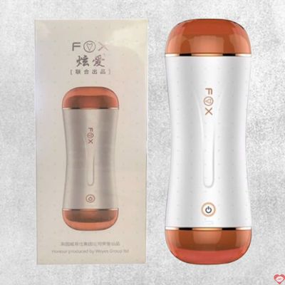 Âm đạo giả 2 đầu rung và rên dùng sạc - Fox Honour VS2