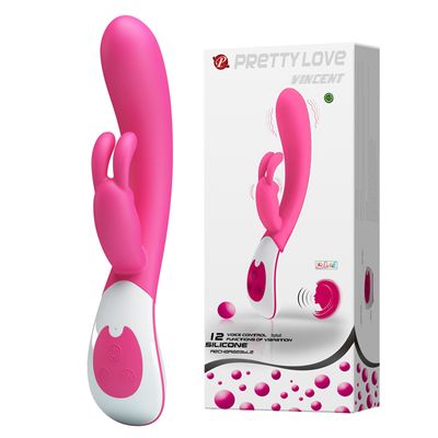 Máy Massage Hỗ Trợ Tăng Khoái Cảm Nam Nữ Rung Đa Năng Có Nhánh Pretty Love  Chính Hãng