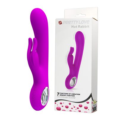 Dương Vật Rung Hỗ Trợ Tăng Khoái Cảm Nam Nữ Pretty Love Hot Rabbit