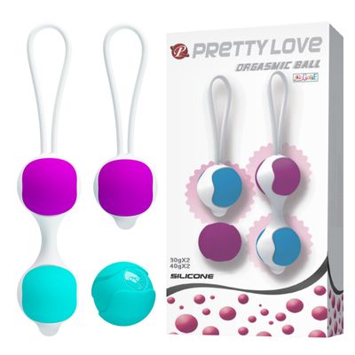 Bóng Tập Massage Pretty Love Orgasmic Ball Hỗ Trợ Tăng Khoái Cảm Nam Nữ Chính Hãng