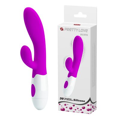 Máy Massage Hỗ Trợ Tăng Khoái Cảm Nam Nữ Rung 30 Chế Độ Có Nhánh Pretty Love Alvis Chính Hãng