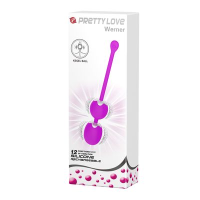 Trứng Rung Hỗ Trợ Tăng Khoái Cảm Nam Nữ Pretty Love Werner