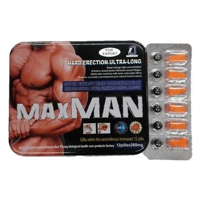  Viên Khử Mùi MaxMan 2600mg - Vỉ 24 Viên