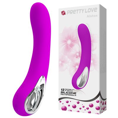 Máy Massage Hỗ Trợ Tăng Khoái Cảm Nam Nữ Pretty Love Rung Đa Năng 12 Chế Độ Alston Chính Hãng